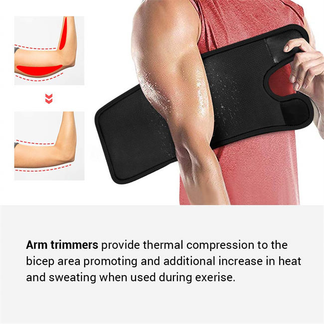 Arm Trimmers for Men & Women, Arm Slimming Wraps for Gym Exercise,Sauna Exercise Improve Sweating Circulation OT265