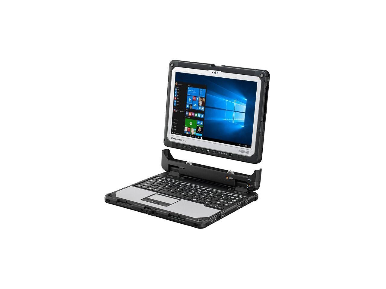 Panasonic Toughbook CF-33, Rugged Detachable Laptop (2 in 1), 4G LTE, Intel i5 6300U @ 2.40GHz, 12